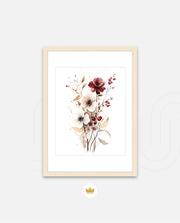 Crimson Ivory Bloom