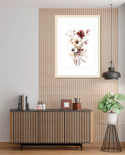 Crimson Ivory Bloom