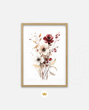 Crimson Ivory Bloom
