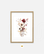 Crimson Ivory Bloom
