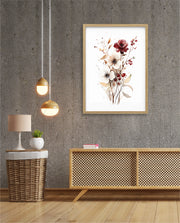 Crimson Ivory Bloom
