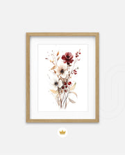 Crimson Ivory Bloom