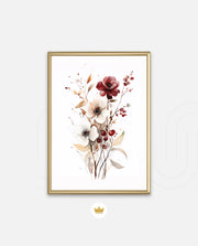 Crimson Ivory Bloom