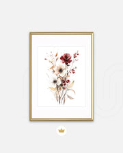 Crimson Ivory Bloom
