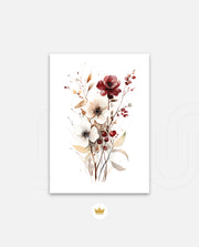 Crimson Ivory Bloom