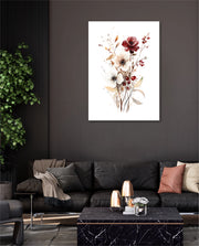 Crimson Ivory Bloom