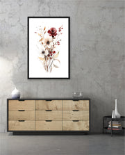 Crimson Ivory Bloom