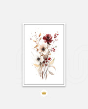 Crimson Ivory Bloom