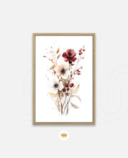 Crimson Ivory Bloom