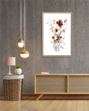 Crimson Ivory Bloom