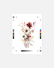 Crimson Ivory Bloom