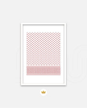Keffiyeh Pattern Red