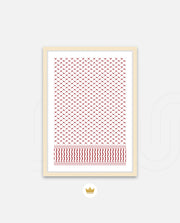 Keffiyeh Pattern Red