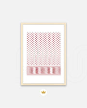 Keffiyeh Pattern Red