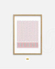 Keffiyeh Pattern Red