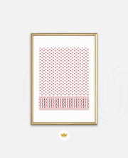 Keffiyeh Pattern Red