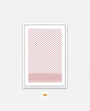 Keffiyeh Pattern Red