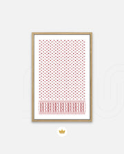 Keffiyeh Pattern Red