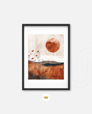 Sunset Meadow Silence