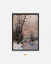 Winter Twilight Path