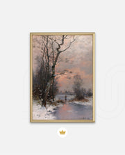 Winter Twilight Path