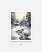 Snowy Cabin Retreat
