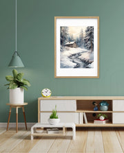Snowy Cabin Retreat