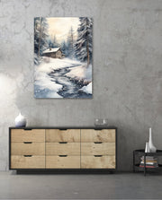 Snowy Cabin Retreat