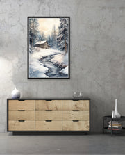 Snowy Cabin Retreat