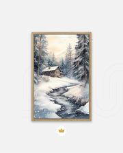 Snowy Cabin Retreat