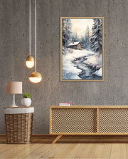 Snowy Cabin Retreat