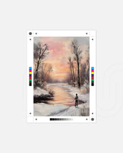 Winter Sunset Reflection