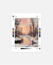 Winter Sunset Reflection
