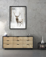 Majestic Winter Stag