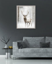 Majestic Winter Stag