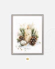 Winter Candle Glow