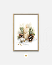 Winter Candle Glow
