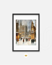 Snowy Cathedral Promenade