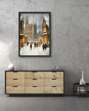 Snowy Cathedral Promenade