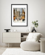 Snowy Cathedral Promenade