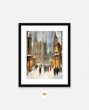 Snowy Cathedral Promenade