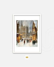 Snowy Cathedral Promenade
