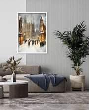 Snowy Cathedral Promenade