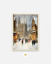 Snowy Cathedral Promenade