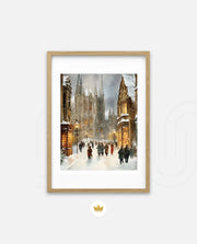 Snowy Cathedral Promenade