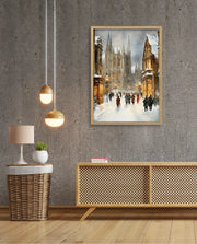 Snowy Cathedral Promenade