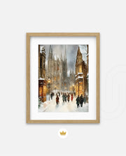 Snowy Cathedral Promenade