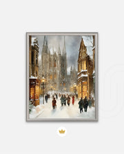 Snowy Cathedral Promenade