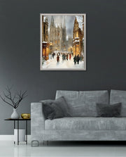 Snowy Cathedral Promenade