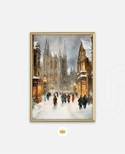 Snowy Cathedral Promenade